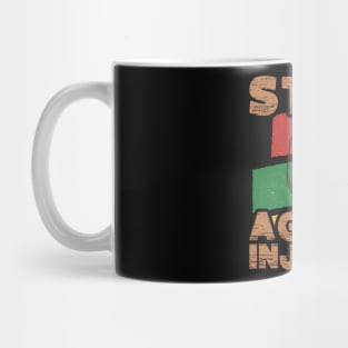 Stand Against Injustice, Blackish Mug